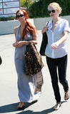 Ashlee Simpson shows pregnant body and some pokies as she shopping at Kit Kraft Hobby Shop in Studio City