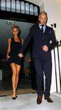 Victoria Beckham out for hubby's birthday, in black