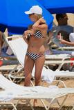 Ashley Tisdale Hawaii Bikini Candids pictures - Black and White