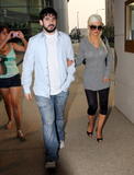 Christina Aguilera very busty arriving at the Larry King Live taping at CNN Studios